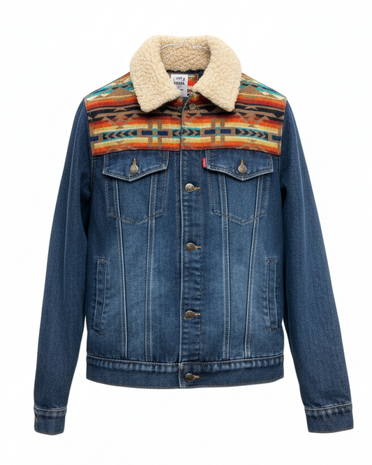 Manteau en jean unisexe 28