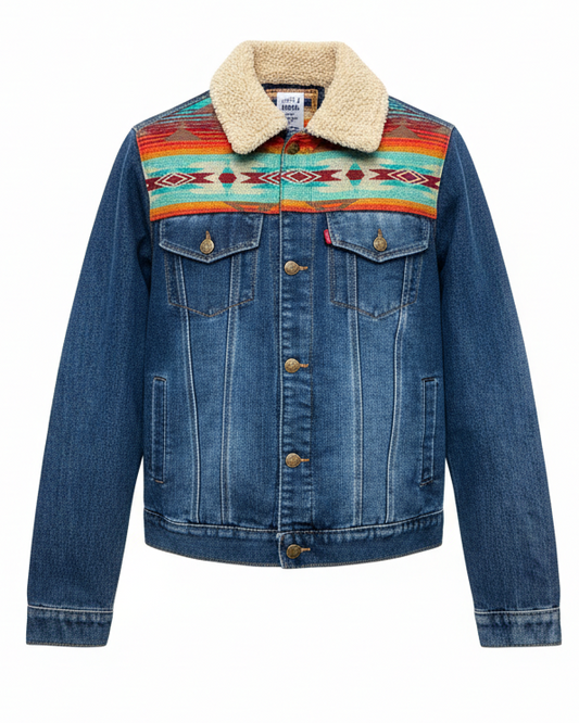 Manteau en jean unisexe 30