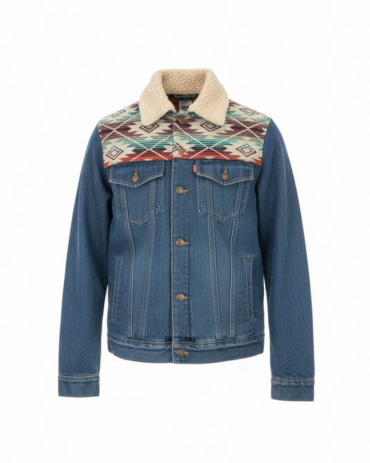 West cotton with white zip