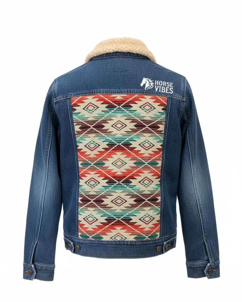 West cotton with white zip