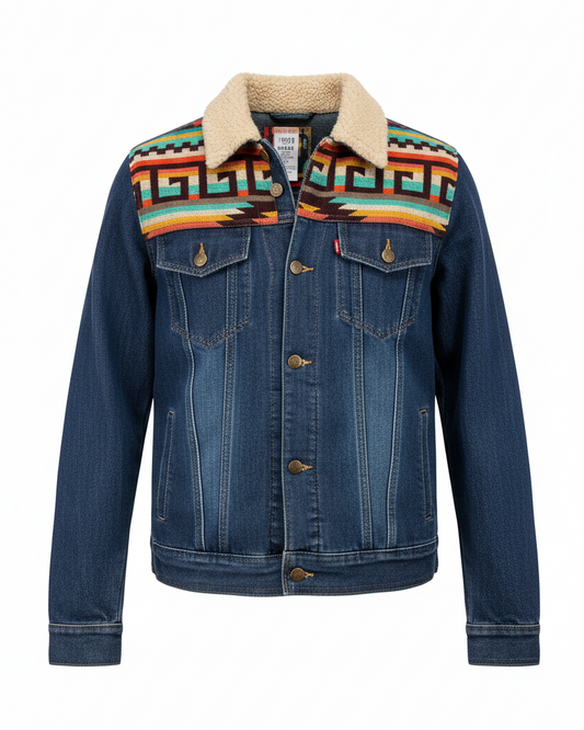 West cotton with white zip