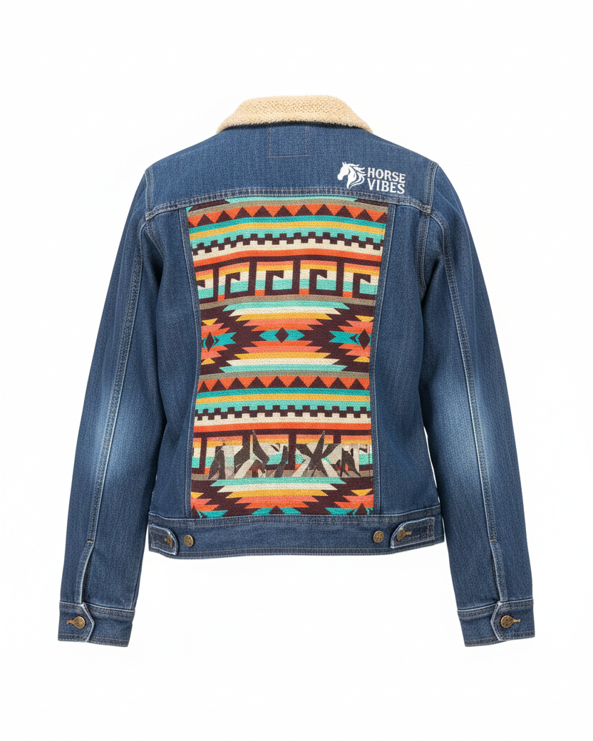 West cotton with white zip