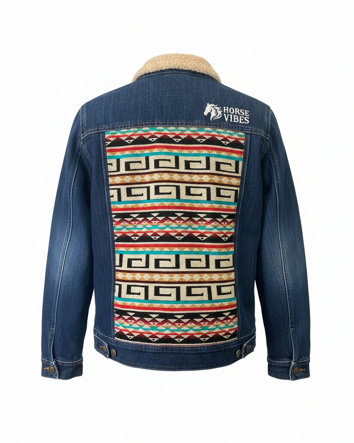 Manteau en jean unisexe 26