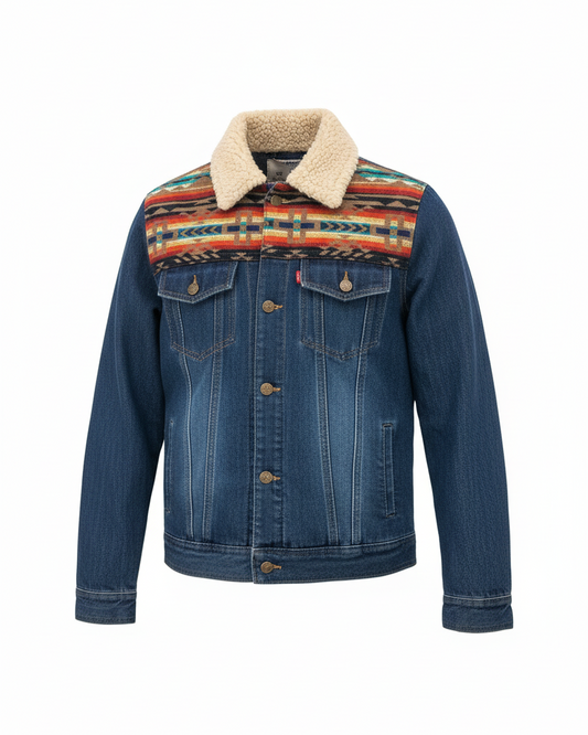 West cotton with white zip