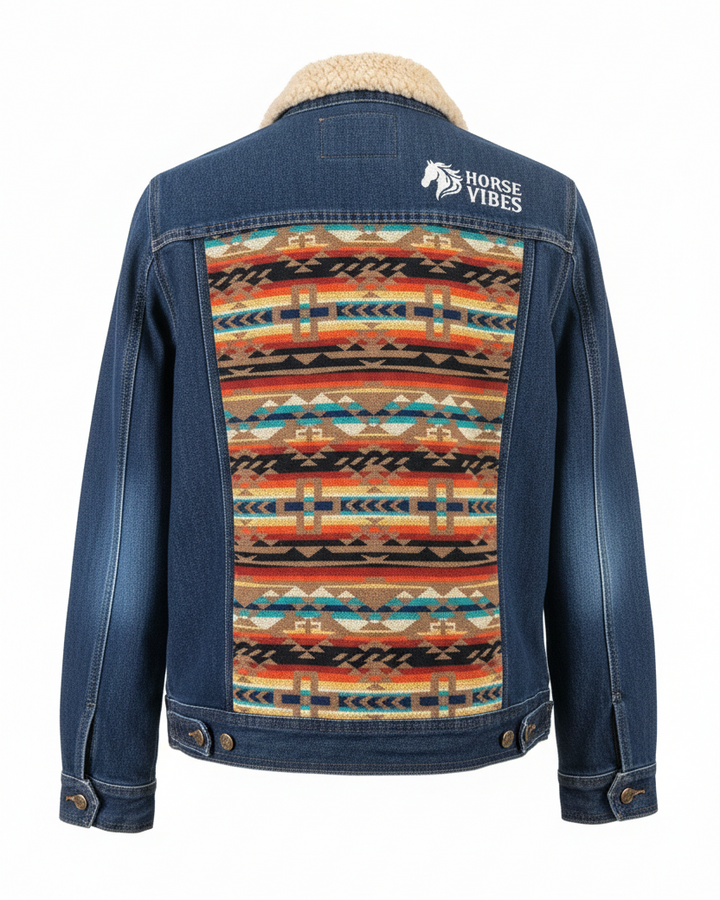 Manteau en jean unisexe 5