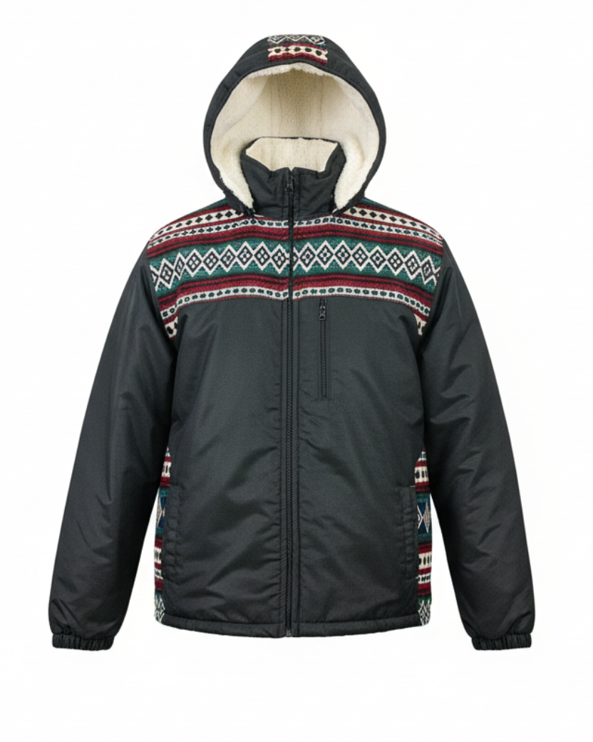Manteau West unisexe noir 3