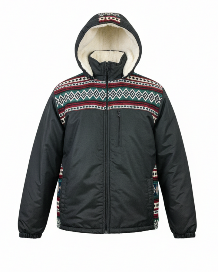 Manteau West unisexe noir 3