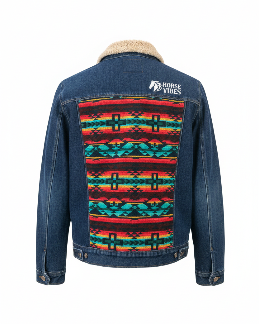 West cotton with white zip