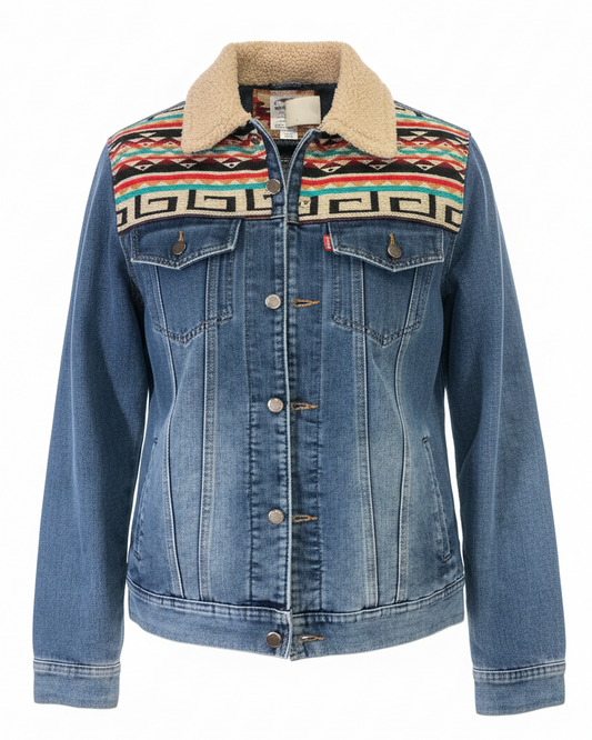 West cotton with white zip