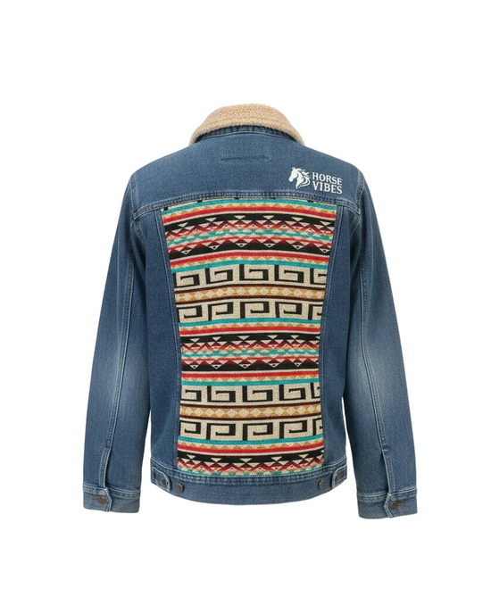 Manteau en jean unisexe 12