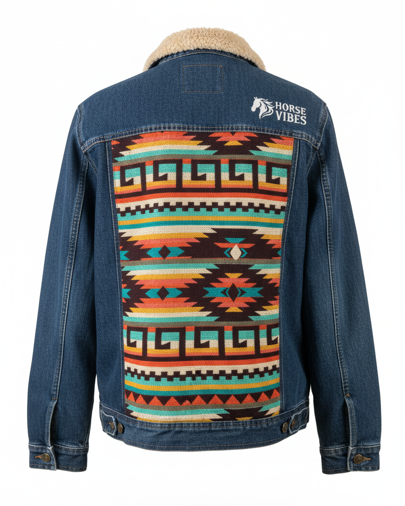 Manteau en jean unisexe 27