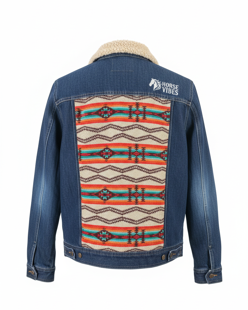 West cotton with white zip