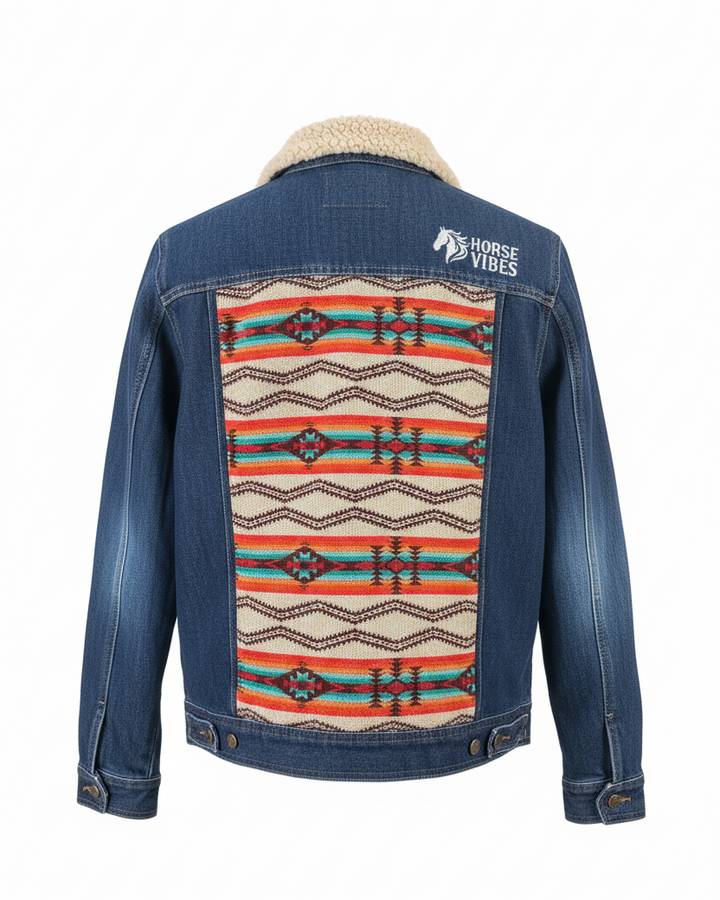 Manteau en jean unisexe 9