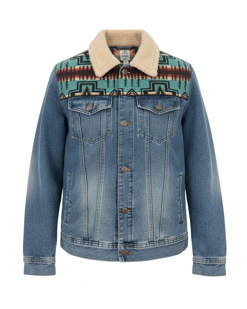 West cotton with white zip