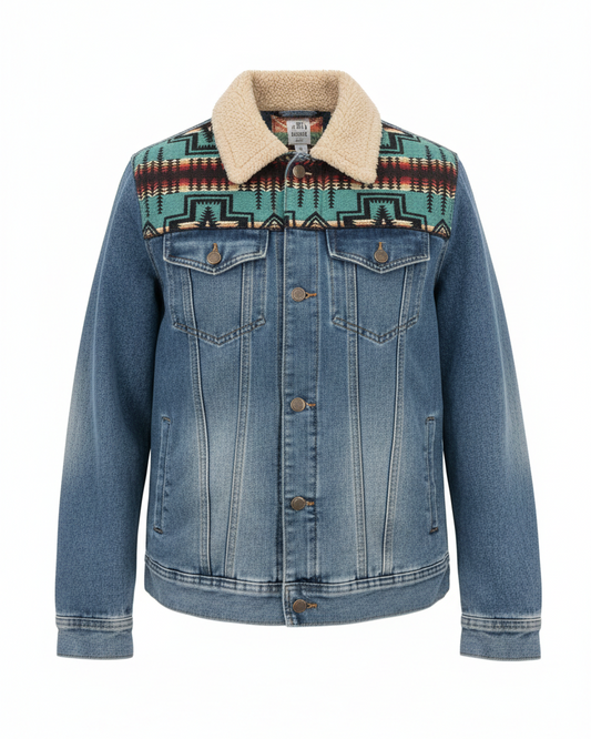 West cotton with white zip