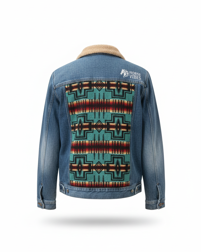 West cotton with white zip