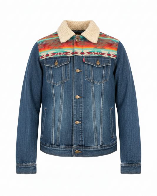 West cotton with white zip