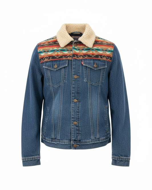 West cotton with white zip