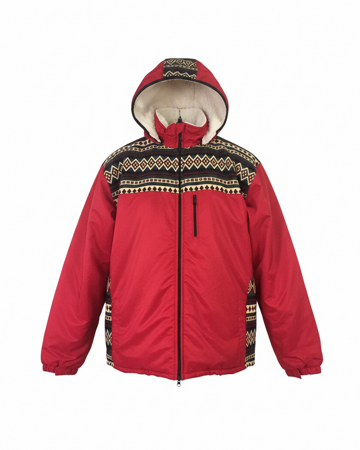 Manteau West unisexe rouge 4