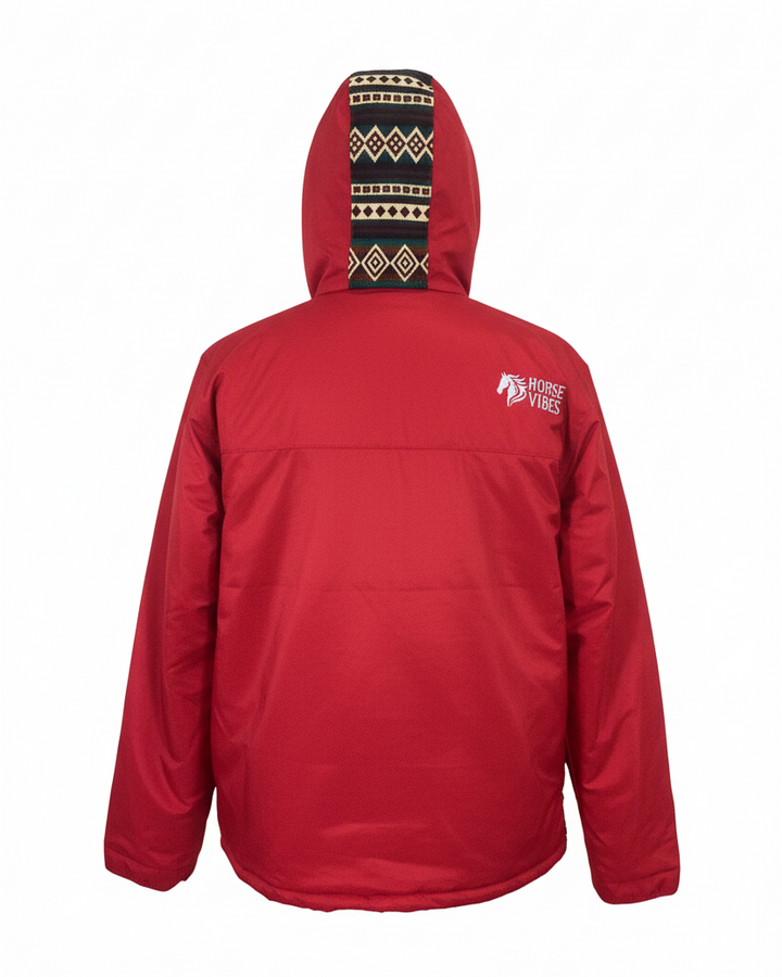 Manteau West unisexe rouge 4