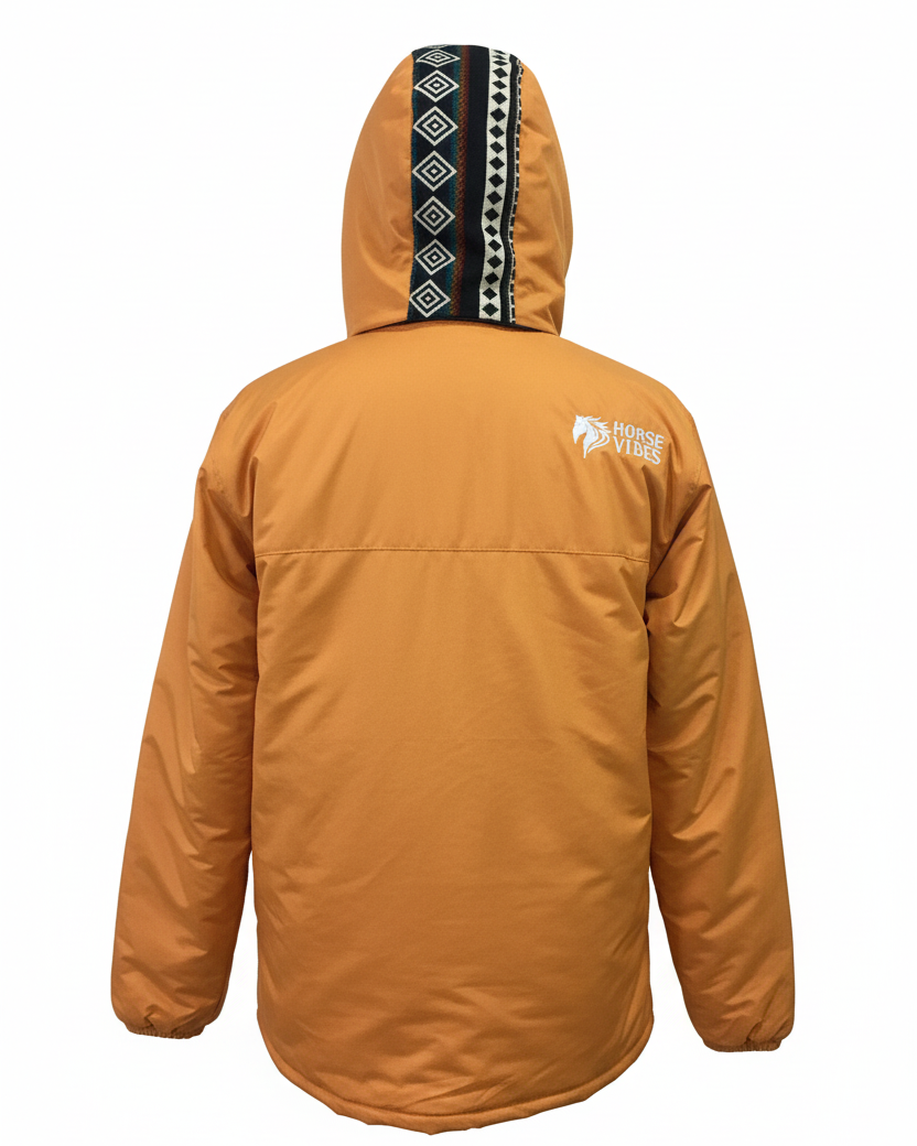 West cotton with white zip