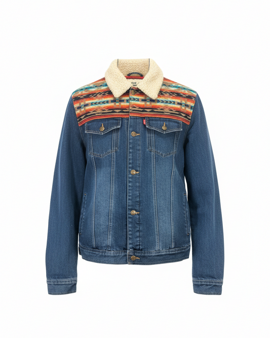 West cotton with white zip