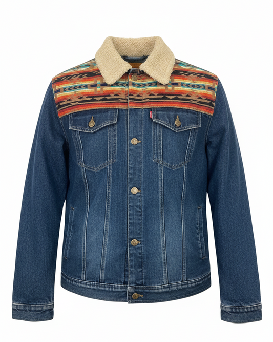 West cotton with white zip