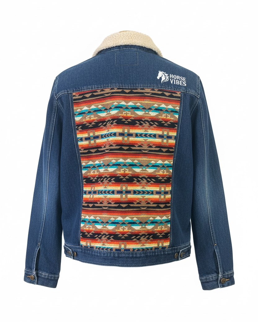 West cotton with white zip