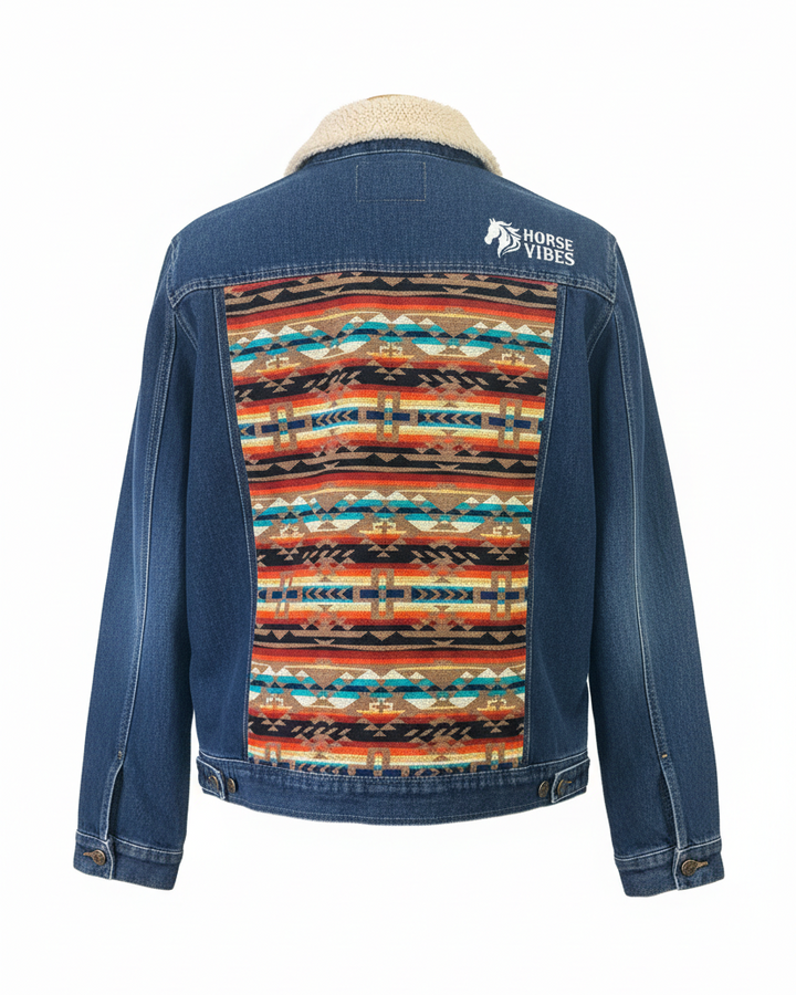 Manteau en jean unisexe 17