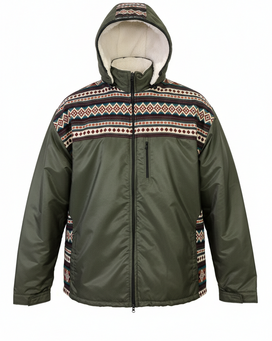 West cotton with white zip