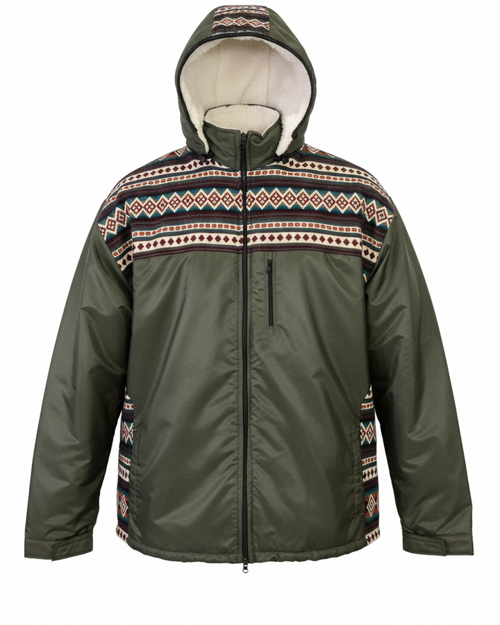 Manteau West unisexe kaki 2