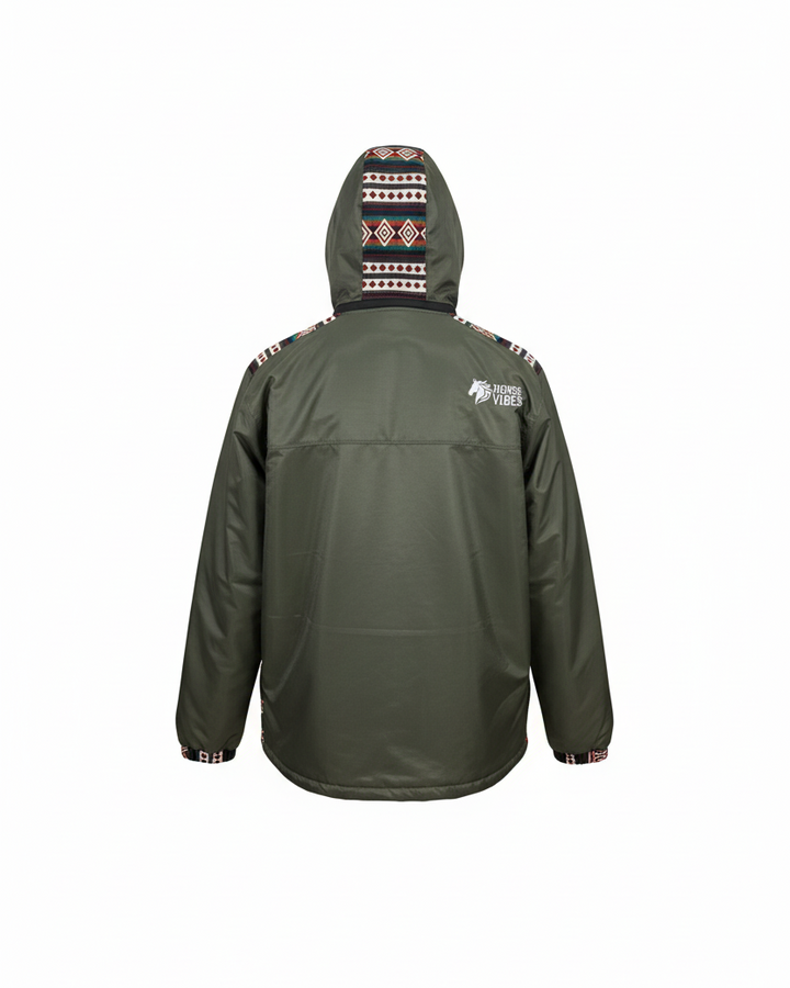 Manteau West unisexe kaki 2