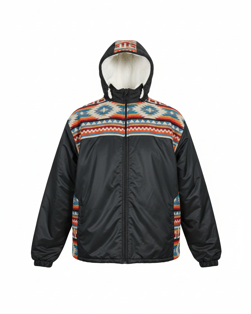 Manteau West unisexe noir 1