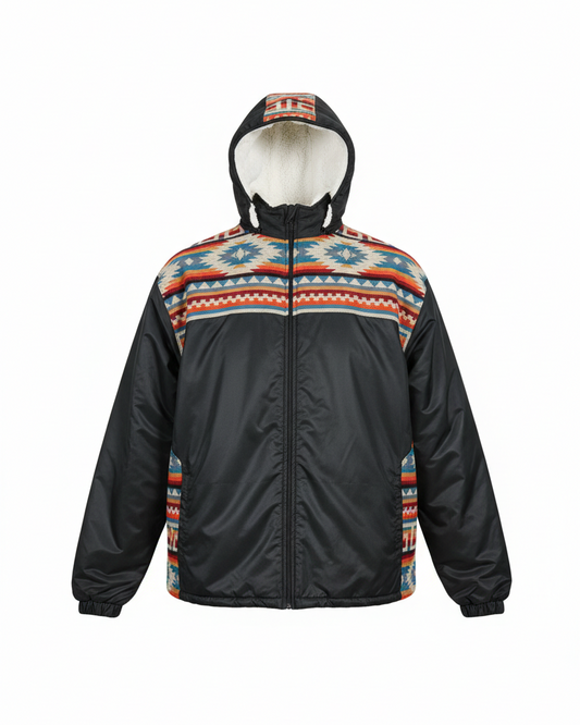 West cotton with white zip