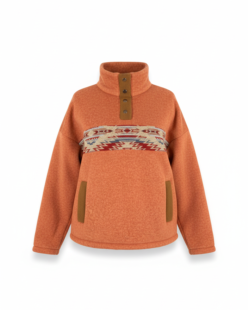 Polar West sans capuche orange 2