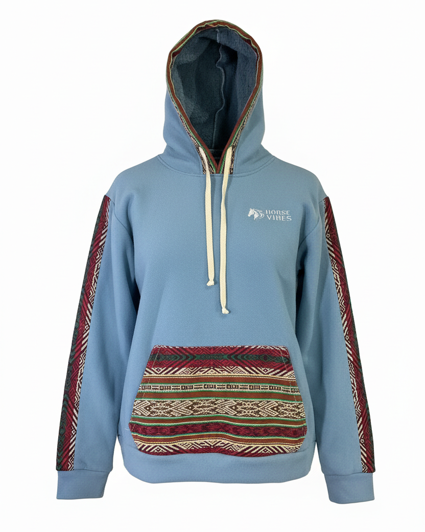 Polar West avec capuche bleu 12