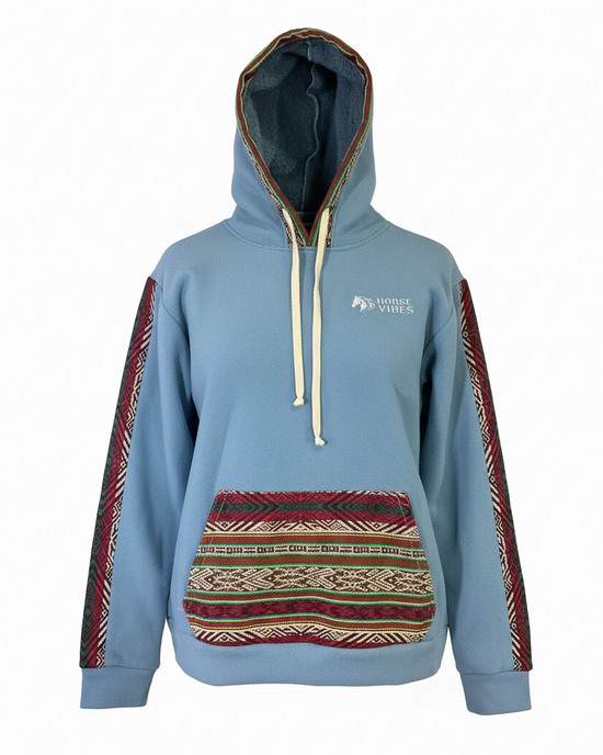 Polar West avec capuche bleu 12