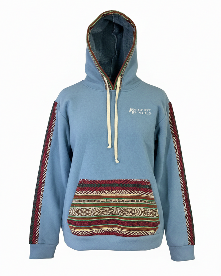 Polar West avec capuche bleu 12