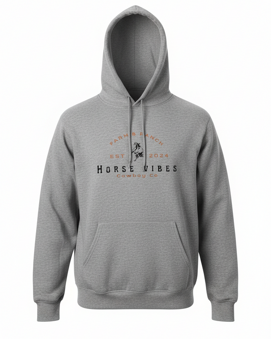 Pale Grey Hoodie Sweatshirt (adult)