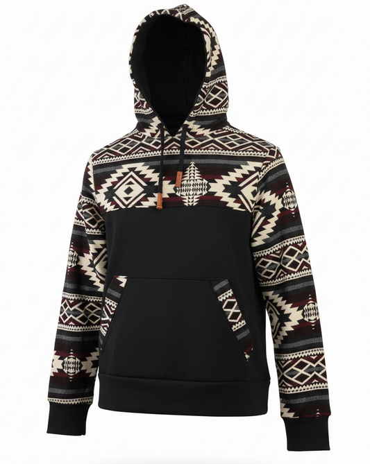 Hoodie West avec zip noir 12