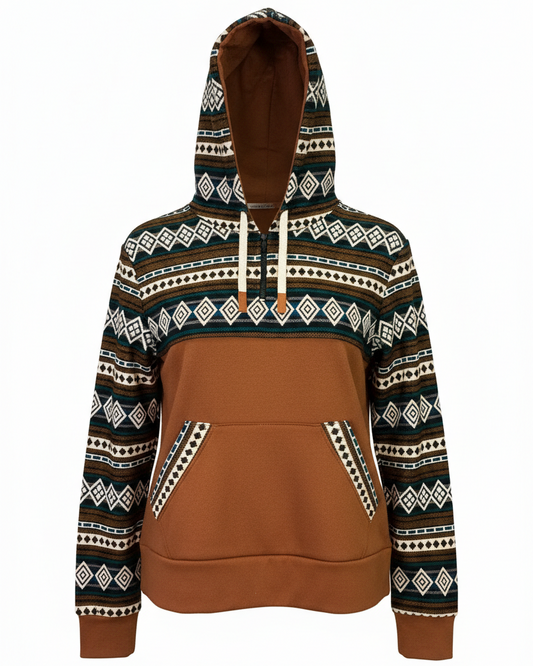 West cotton with brown zip