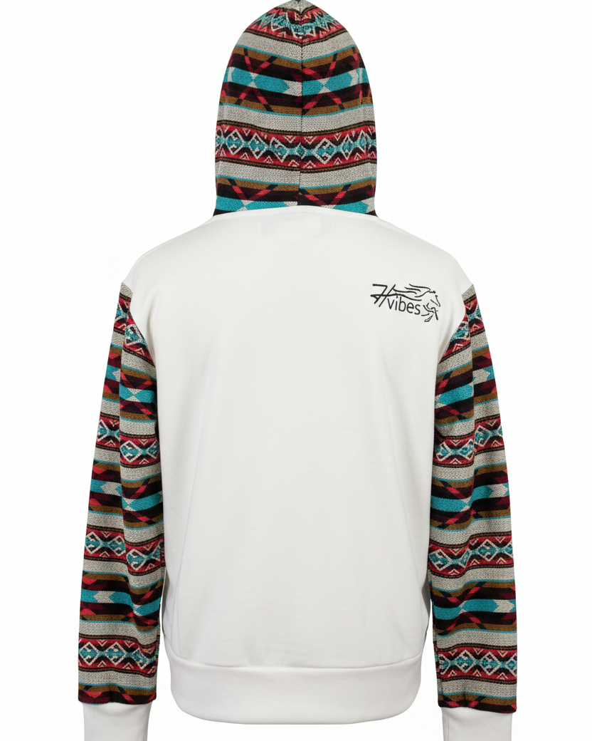 Hoodie West avec zip blanc 9