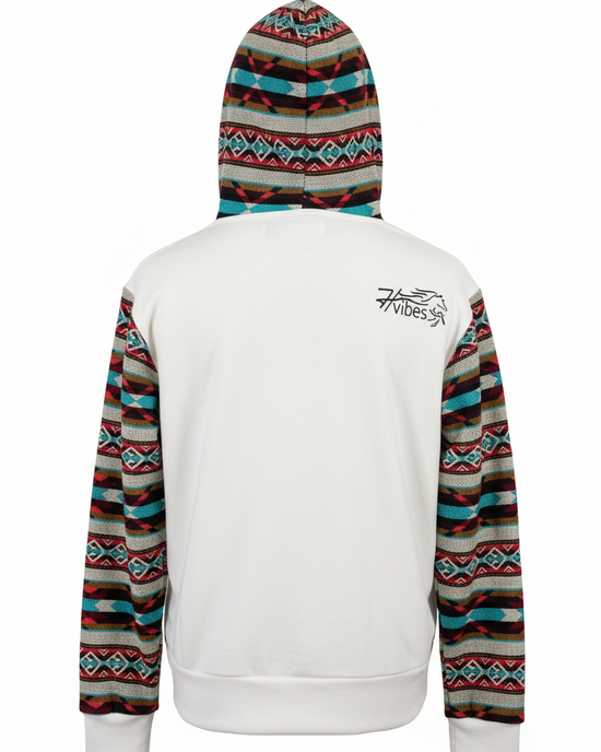 Hoodie West avec zip blanc 9