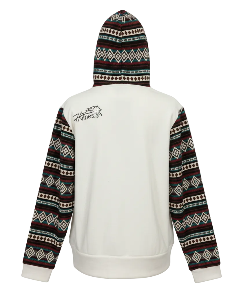 West hoodie with white zip, size 10