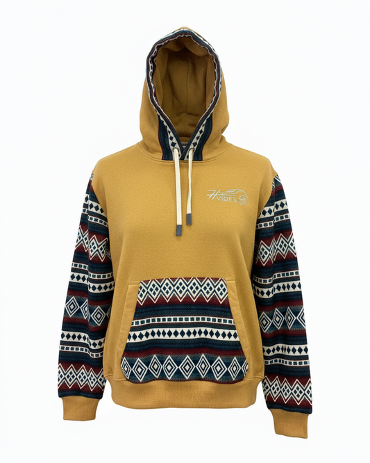 Hoodie West jaune 1