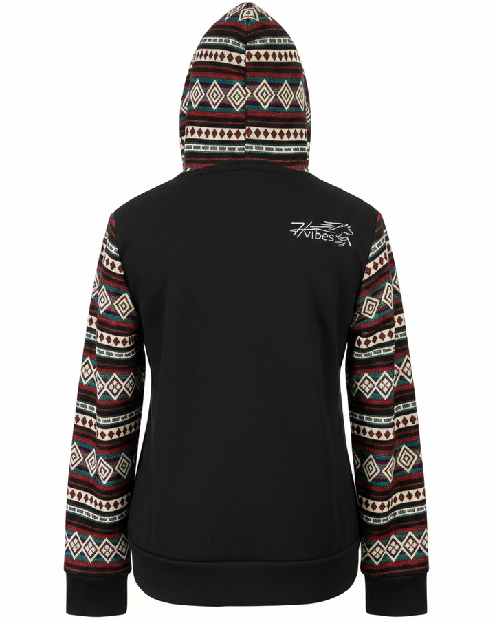 Hoodie West avec zip noir 5