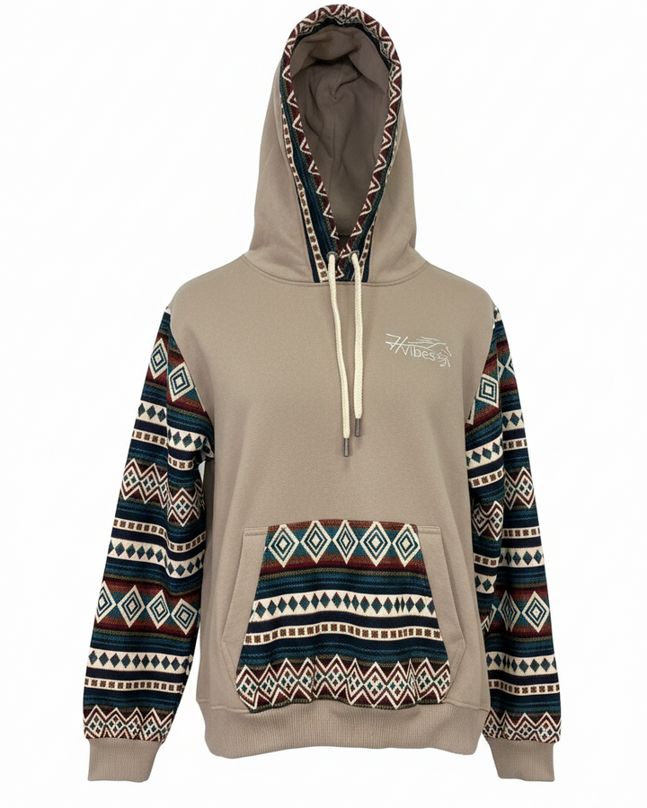 Hoodie West beige 1