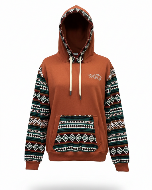 Hoodie West orange 10