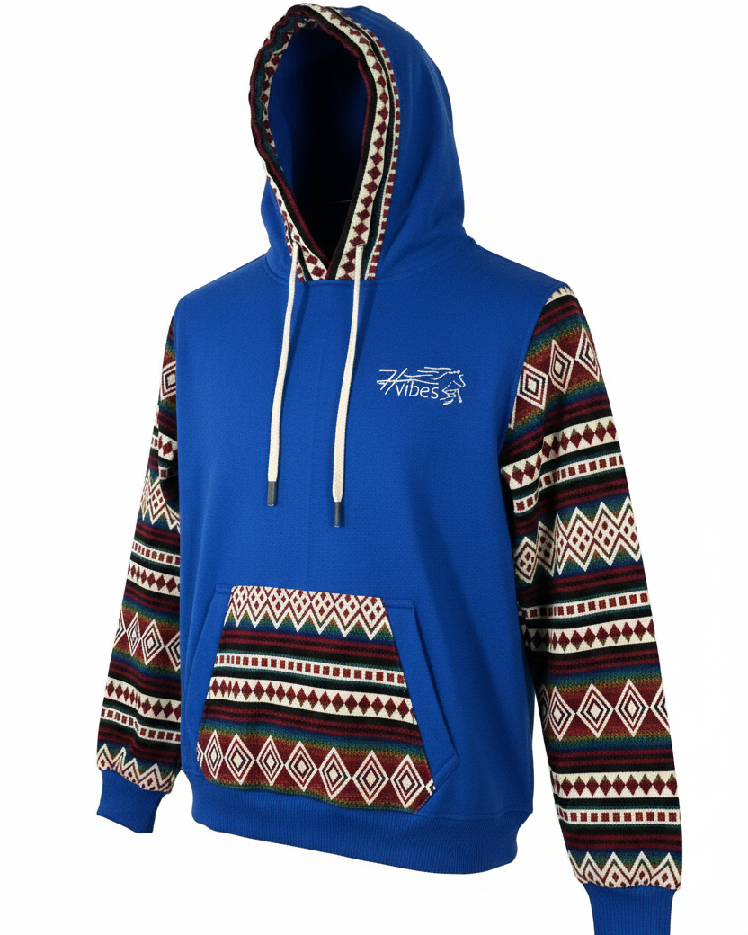 Hoodie West bleu 9