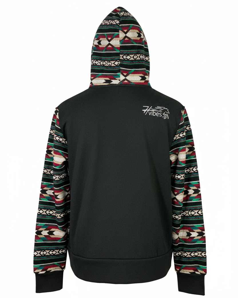 West cotton with white zip